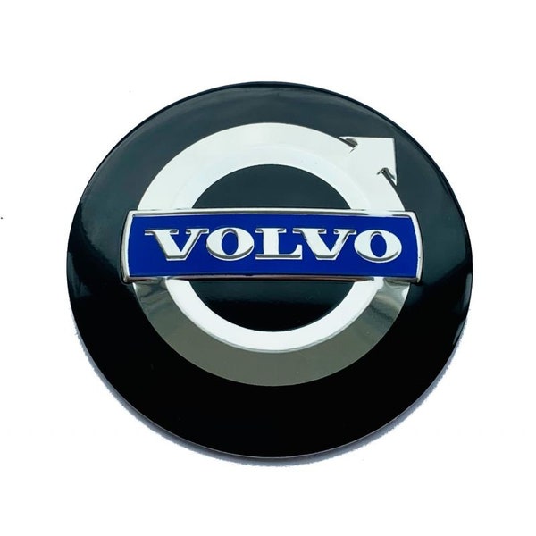 4 x 56mm 60mm 65mm wheel center hub cap stickers METAL emblems decals for Volvo rims covers