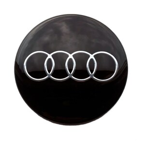 thumbnail interactive-video image 1 of 4 Metal Wheel Center Stickers / Emblems For BMW Hub Caps – 75mm Aluminum Badges 1 of 6
