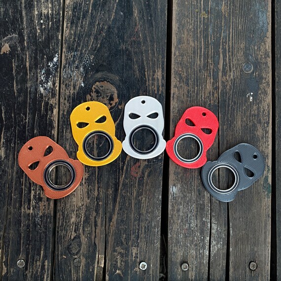 Masked Keychain Spinner Key Chain Key Fidget Toy Fidget Ring Gift for Dad  Gift for Him Key Fob Key Necklace Masked Spinner 