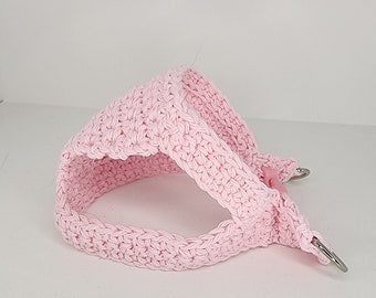 Crochet Dog Harness xxs/xs/small 100% cotton, Handmade Crochet Dog harness, Crochet Chest Harness, Puppy harness, Yorkie Harness, step in