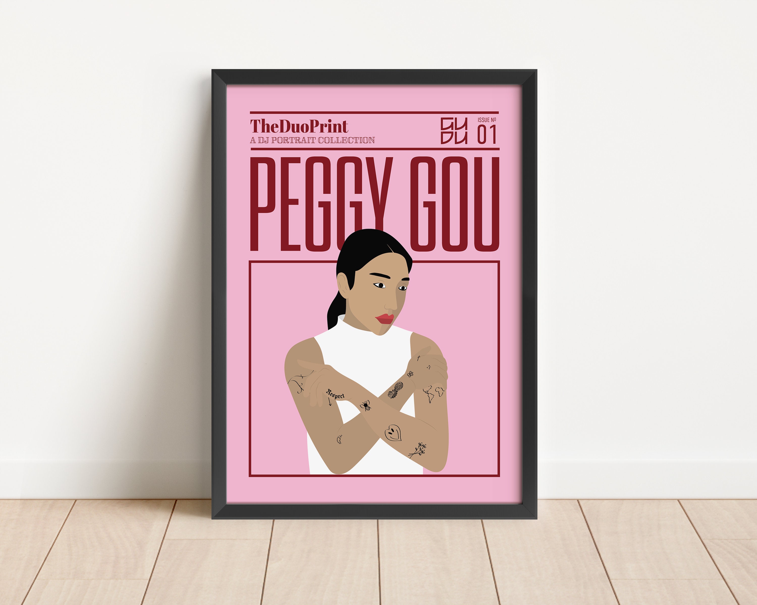 Peggy gou techno logo - Peggy Gou - Posters and Art Prints