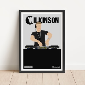 Wilkinson | DJ Poster | House Techno Electronic DJ Art