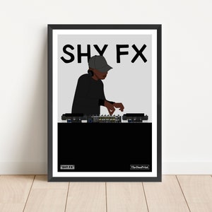 Shy FX | DJ Poster | DnB Jungle House Techno Electronic DJ Art