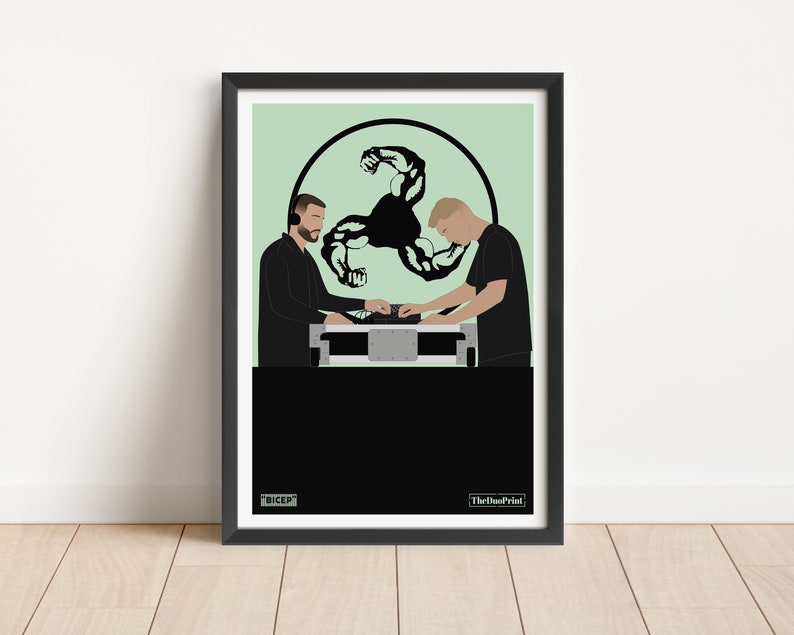 BICEP DJ Poster House Techno Electronic DJ Art image 3