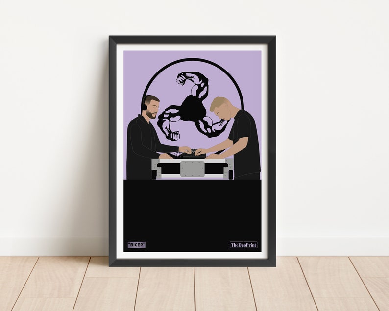 BICEP DJ Poster House Techno Electronic DJ Art image 5