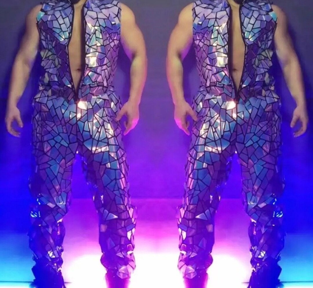 Mens Bodysuit 2 Styles Diamonds / Stars Etsy