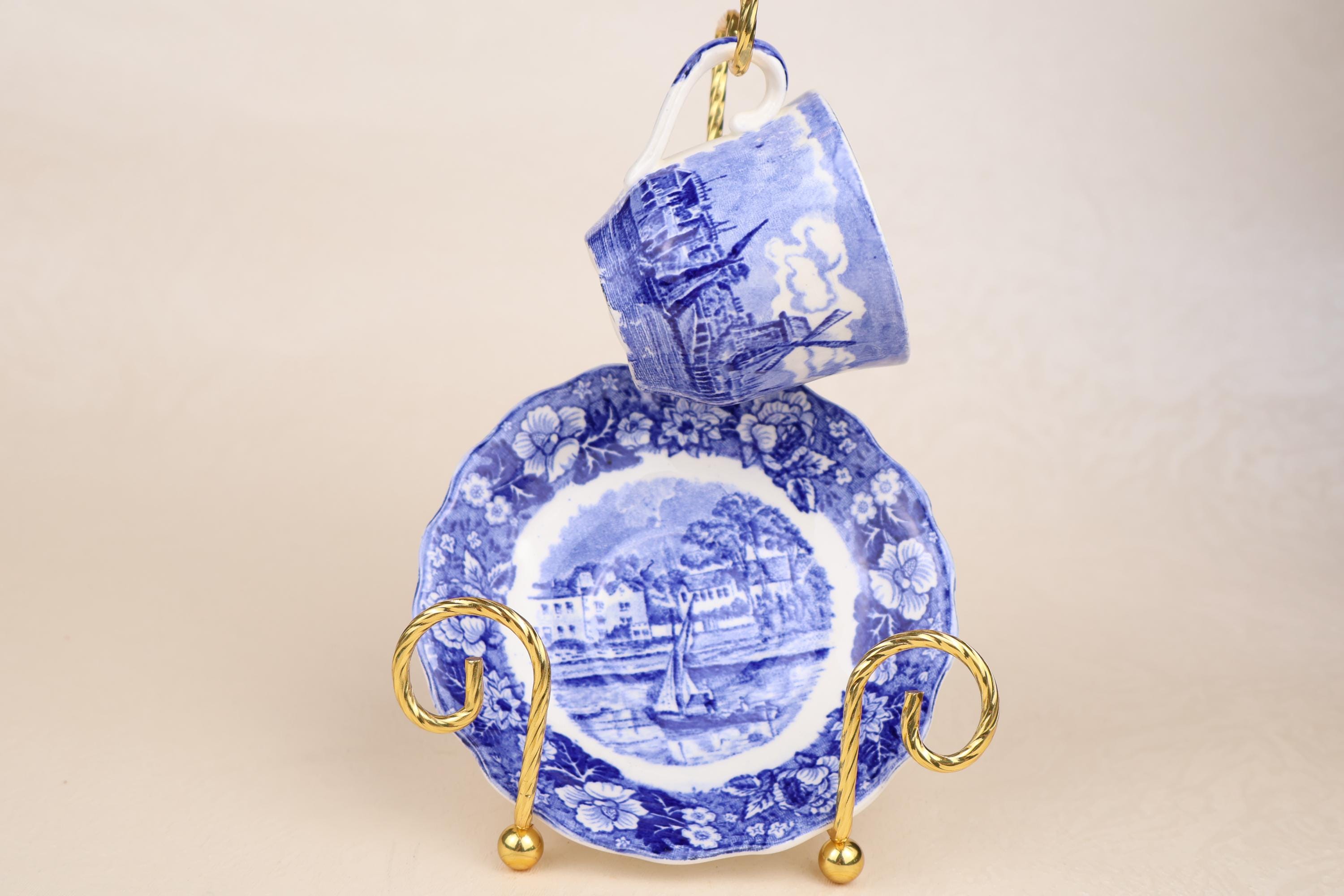 Palissy pottery thames river scenes - Etsy 日本