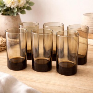 Brown glassware