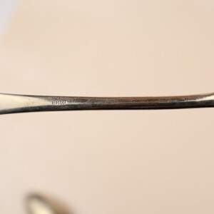 Vintage Alpaca Silver Plated Table Spoons Pair Classic Flatware Europe ...