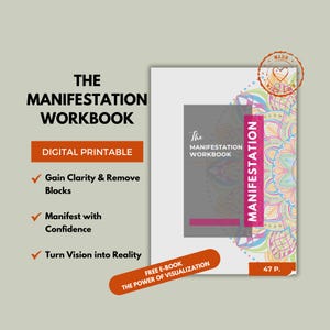 Manifestation Workbook: Goal Setting & Abundance (Digital Download)