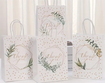 Bolsas florales para la fiesta de la novia, recuerdos para la despedida de soltera (juego de 12)