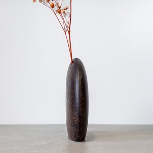 Kva Modern Wooden Vase Midi image 8