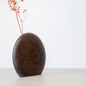 Kva Modern Wooden Vase Midi image 7