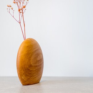 Kva Modern Wooden Vase Midi image 2