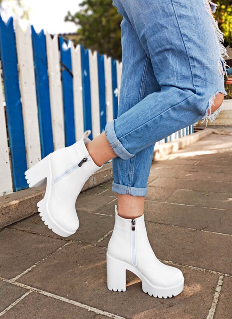 white women's boots sale