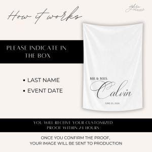 Decoración personalizada para la mesa principal de la boda, camino de mesa personalizado con forma de corazón, letrero para la cena nupcial, decoración minimalista para bodas. imagen 8