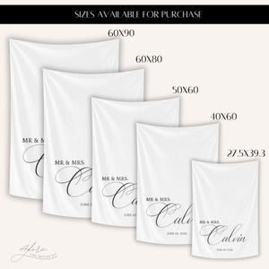 Decoración personalizada para la mesa principal de la boda, camino de mesa personalizado con forma de corazón, letrero para la cena nupcial, decoración minimalista para bodas. imagen 7