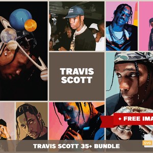 Travis Scott Svg png | Rapper | HipHop | La Flame Cactus Jacke | Gänsehaut Astrowelt | Schnittdatei Cricut Sublimation | Bündel 35+