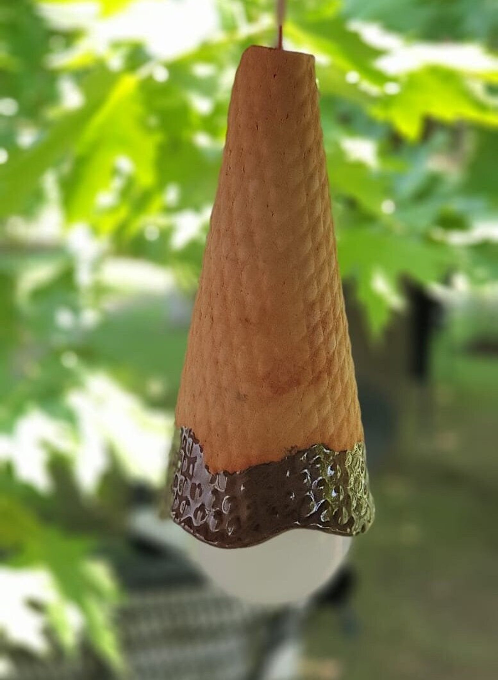 BUY 6 GET 7. Ice Cream Cone Light Fixture. Ceramic Pendant Lamp for