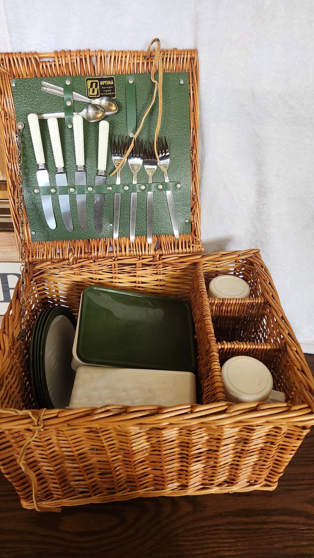 Optima Picnic Basket - Etsy