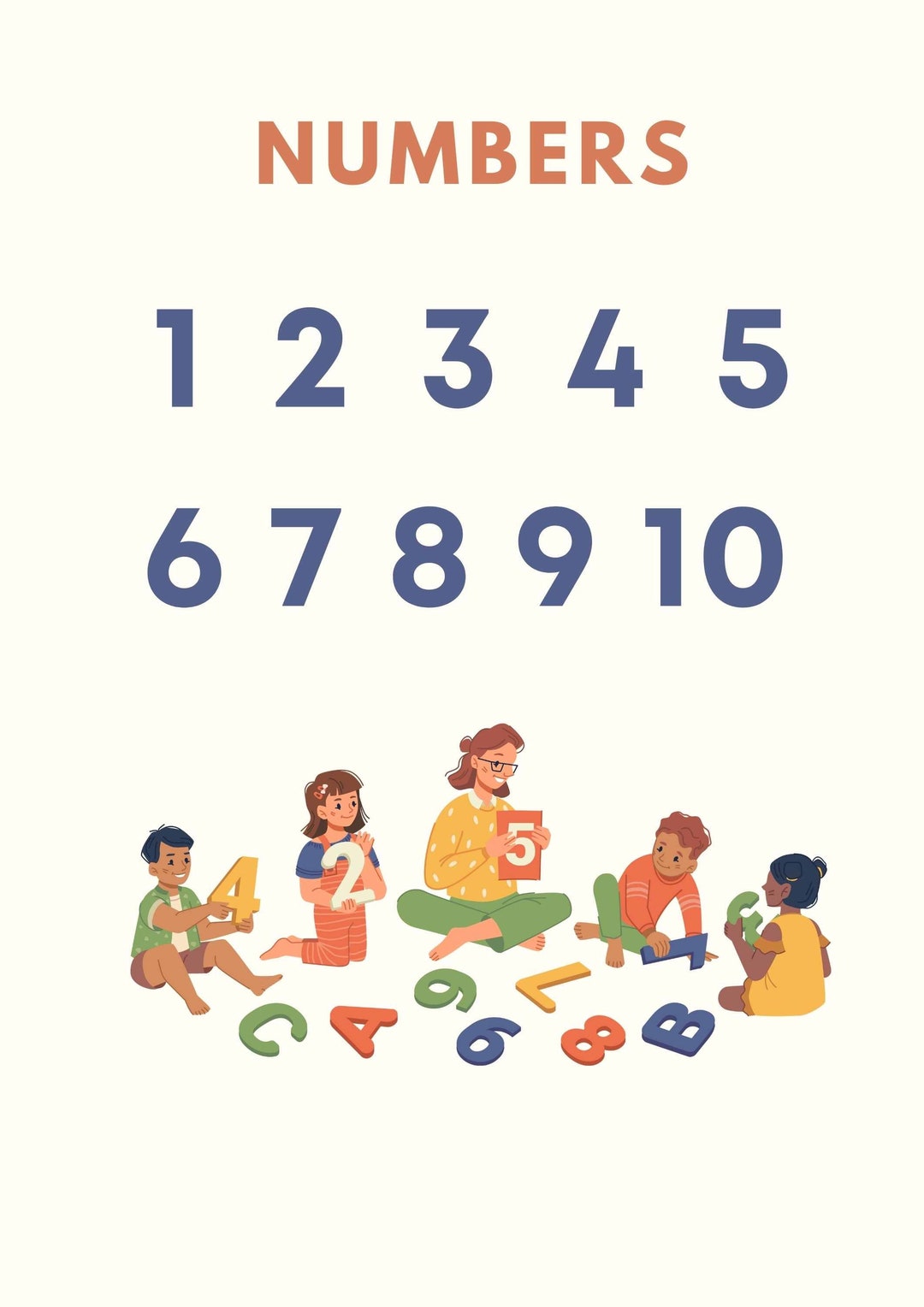 Tracing Number Sheets for Kids Learning Numbers Printable - Etsy