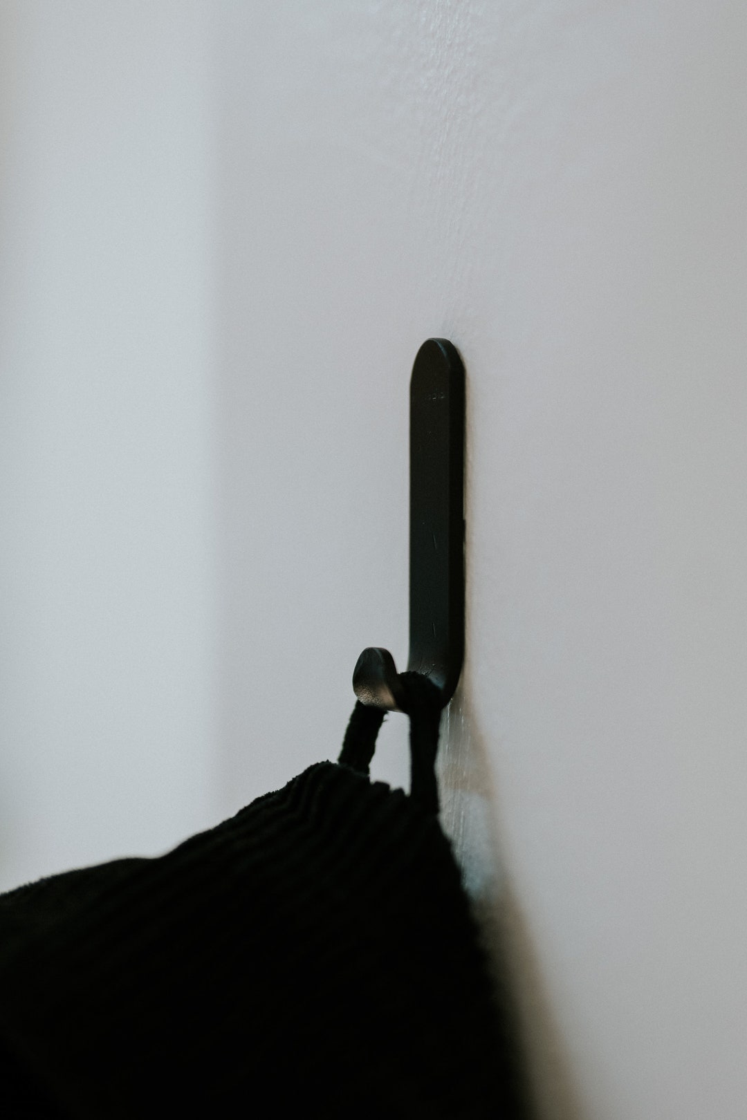 Adhesive Metal Hook Black Coat Hook Clothes Hook Etsy