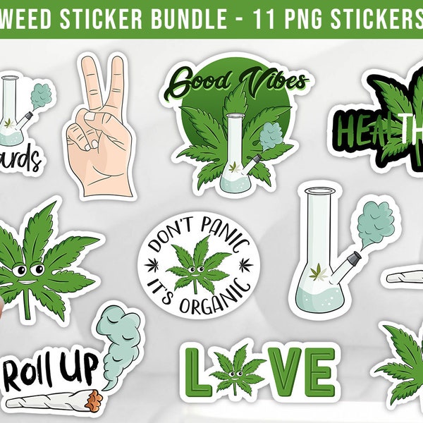 Weed Stickers Etsy