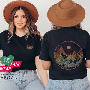 Outdoor T-Shirt Adventure Mountains and sun Natur Shirt für Reisende Weltreise Geschenk Shirt Retro