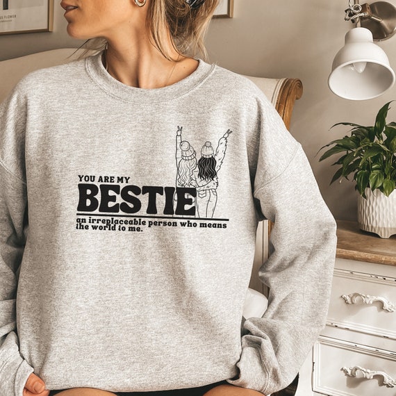 Kuscheliger Bestie Pullover für beste Freundin mit Definition