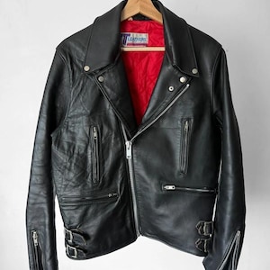 Vintage Leather Perfecto Biker Jacket Medium
