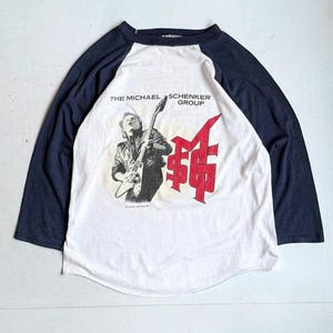 The Michael Schenker Group Band T Shirt 1982 Vintage