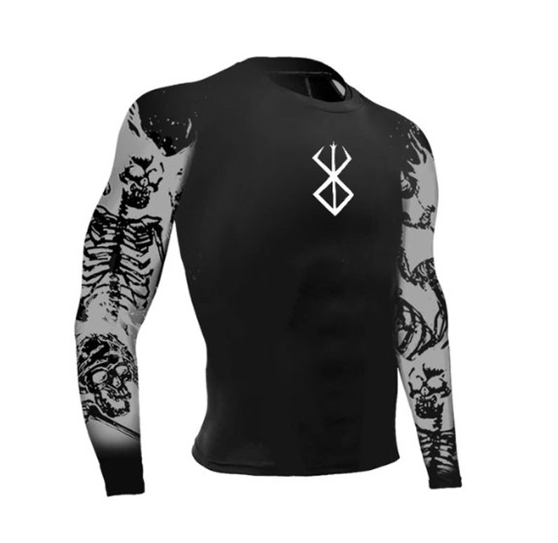 Sweat à Capuche Berserk - Guerrier épéiste - Noir - Homme - NEUF Avec étiquettes