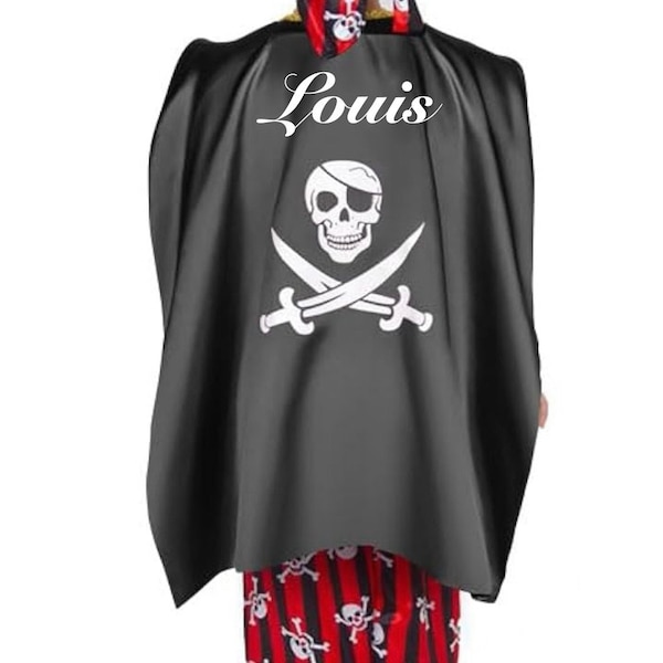 Child’s Personalised Pirate Cape & Mask