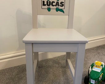 Personalised White child’s chair