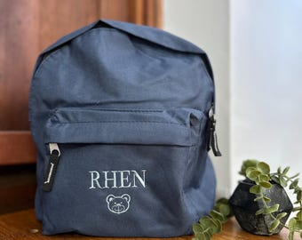 Embroidered Children's Backpack, Personalized School Bag, 9 Liter