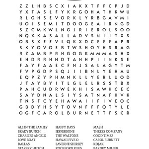 Cheap Word Search Puzzle 1970Puzzle Activities Puzzle 70s Cheap Word Search Puzzle 1970Puzzle Activities Puzzle 70s