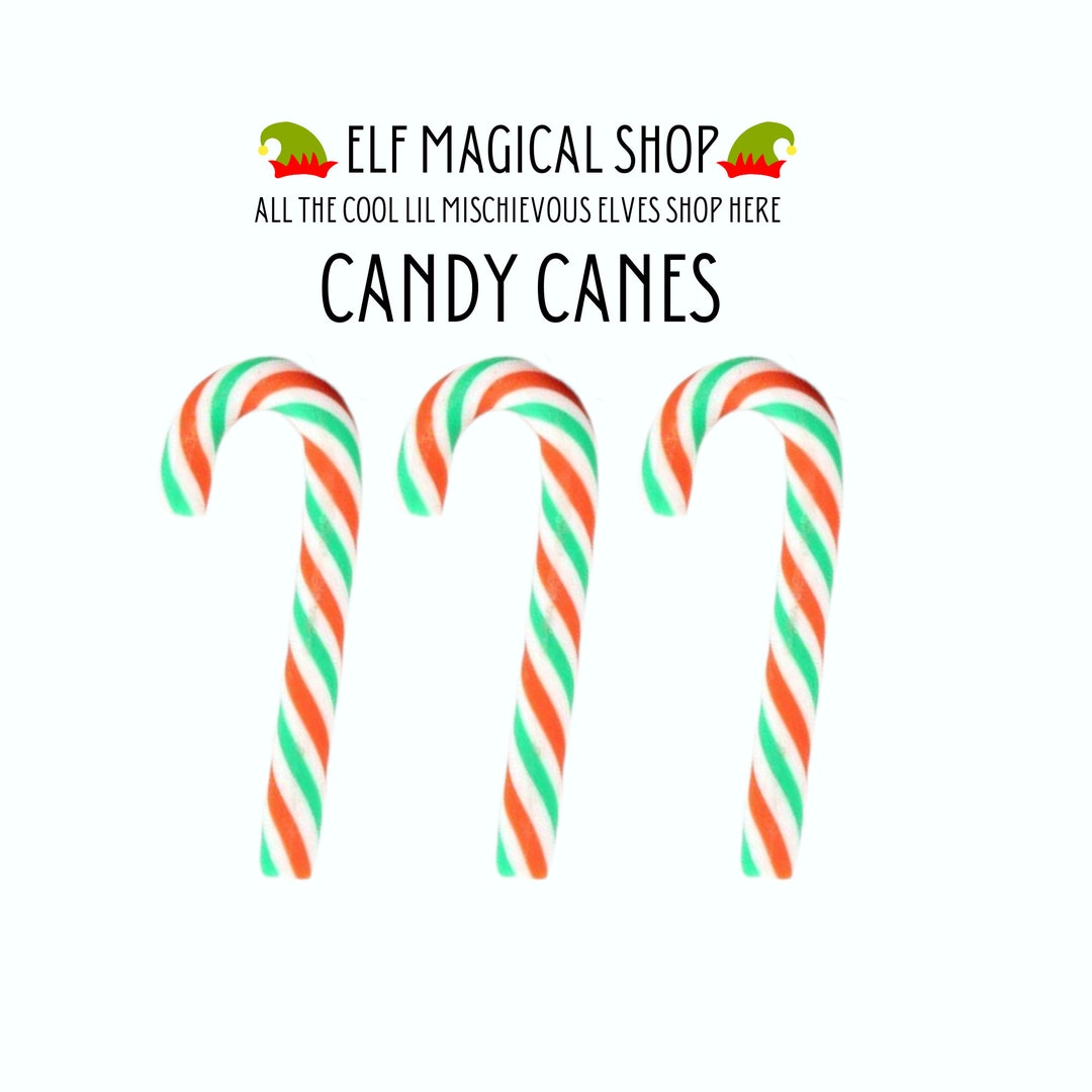 Miniature Candy Canes Candy Canes for Christmas Elf Doll Doll House