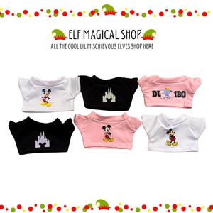 Labubu Disney Theme Tee  | Doll Clothes for Labubu Dress-Up & Collectible Display