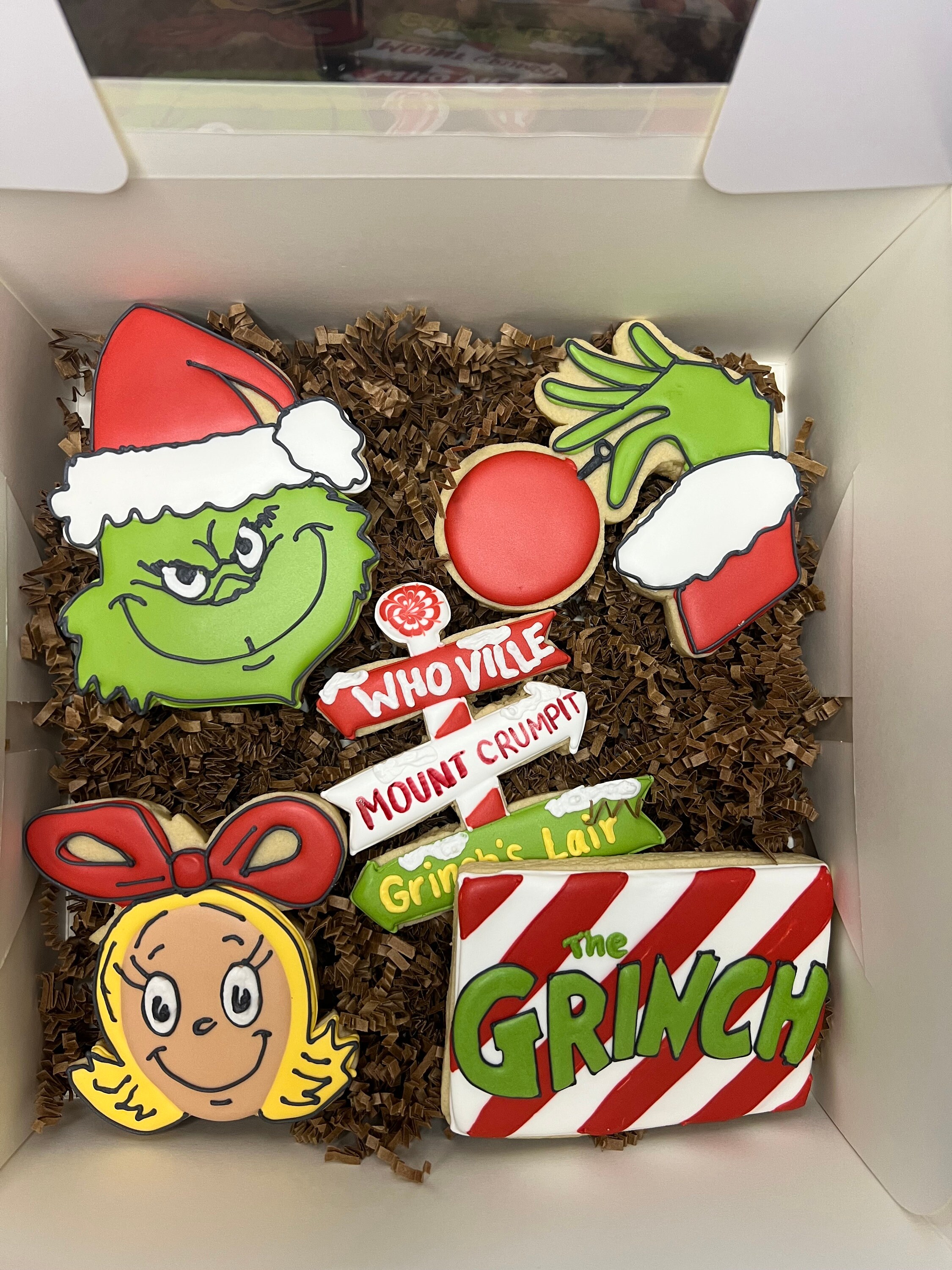 The Grinch Cookie Set - Etsy