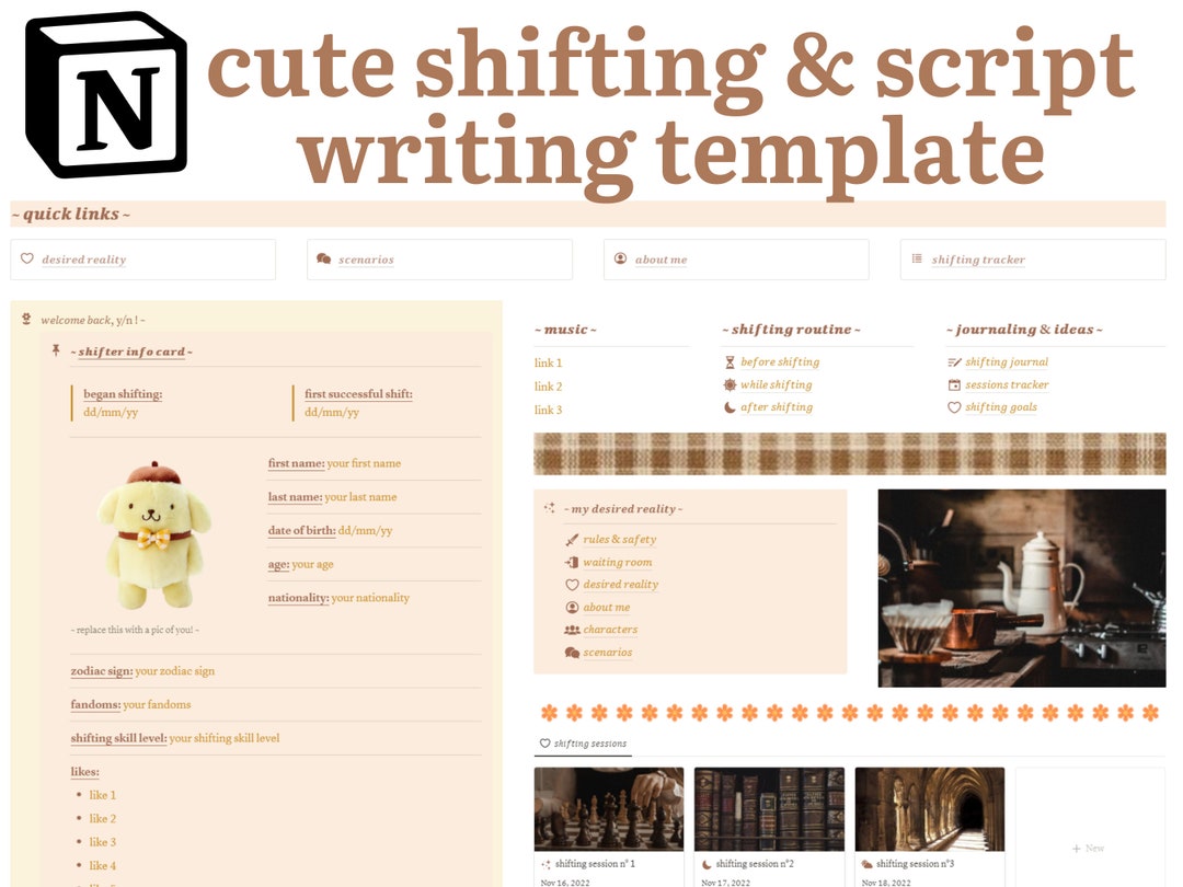 Notion Cottagecore Reality Shifting Script Hub Digital Cute Aesthetic Notion Cottagecore Reality Shifting Script Hub Digital Cute Aesthetic