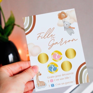 Gratta e vinci sul genere del bambino, gratta e vinci con rivelazione del genere, annuncio del sesso del bambino, rivelazione del genere del bambino, baby shower