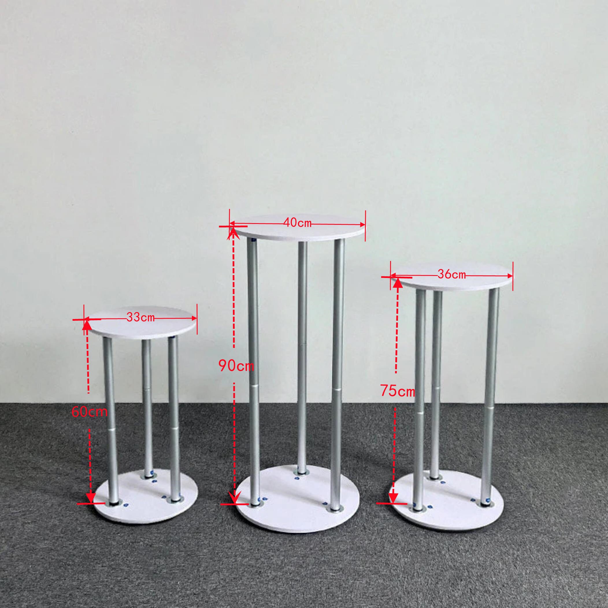 Custom Design Collapsible Pedestal Table Cover Cylinder Stand Etsy