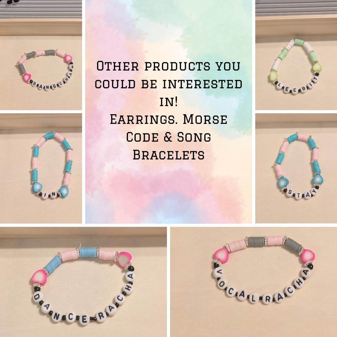 ★SENTIMENTS★ NO.238 [BLACK PINK] BRACELET Lisa Bracelet, Black Pink Friendship Bracelet, Kpop