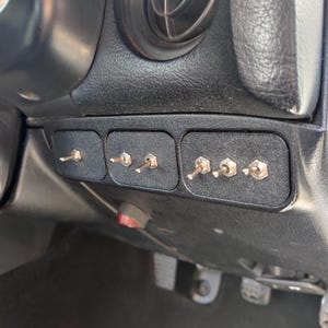 Dashboard Button Delete WIth Switch(s) for Mazda Miata, MX5, Eunos Roadster Mk1 (NA)