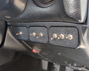 Dashboard Button Delete WIth Switch(s) for Mazda Miata, MX5, Eunos Roadster Mk1 (NA) MK2/2.5 (NB)