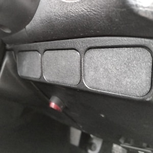 3x Kit de suppression de boutons de tableau de bord pour Mazda Miata, MX5, Eunos Roadster Mk1 (NA)