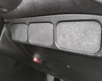 3x Dashboard Button Delete Kit for Mazda Miata, MX5, Eunos Roadster Mk1 (NA) MK2/2.5 (NB)