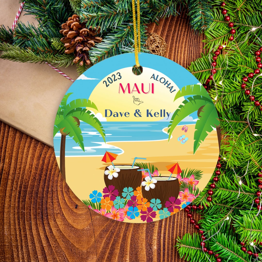 Maui Christmas Ornament 
