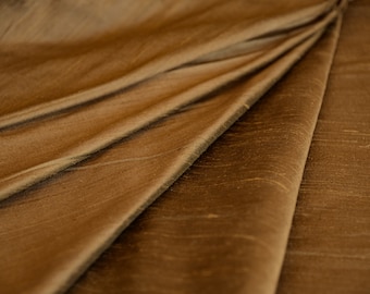 Brown Dupioni Silk Fabric – Slate Black, Dress Material