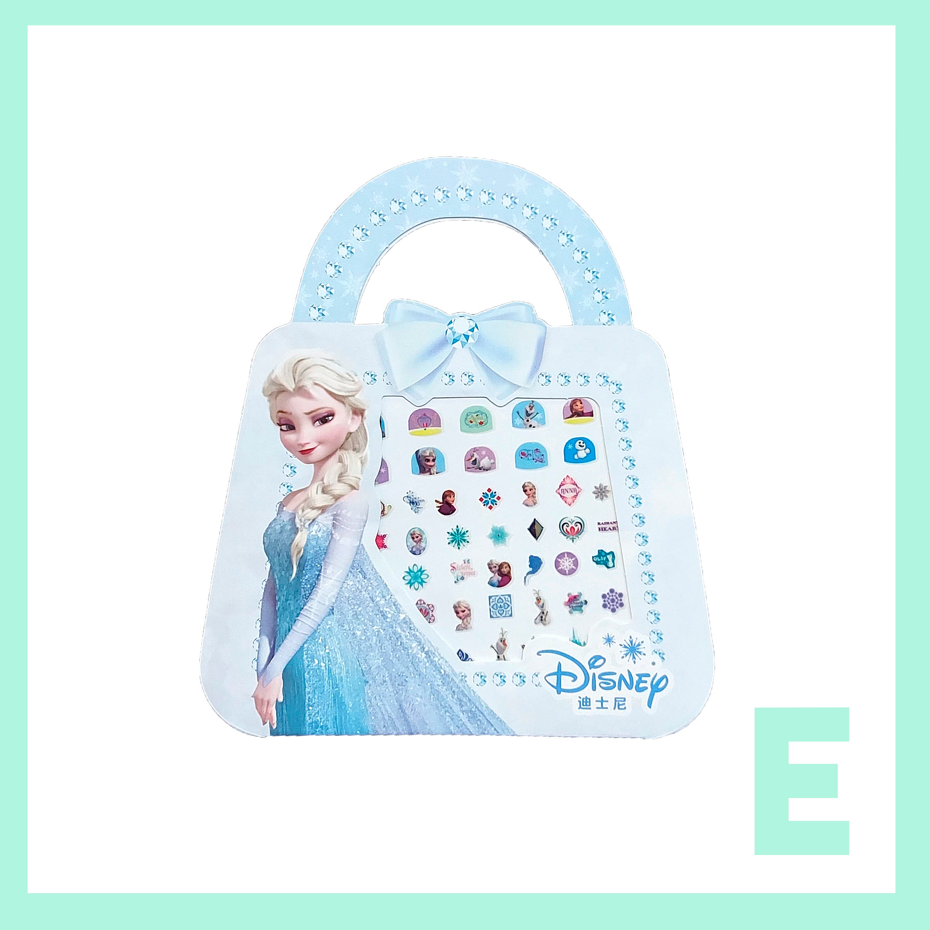 Elsa Frozen Princess Gift Set Kids Girls Nail Stickers /HB Pencil/ruler/3d  Sticker/laser Sticker Box/art Decal Party Filler Random Pack Sent 